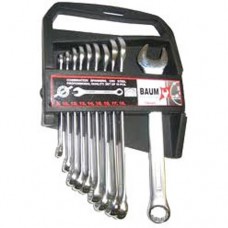 Набор комбинированных ключей BAUM 33-10MP (8-19 мм) в пластиковом держателе 10 пр.
