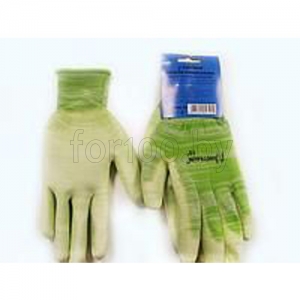 Перчатки универсальные (зеленые), с полиуретановым покрытием. р-10 Unitraum UN-P002-10